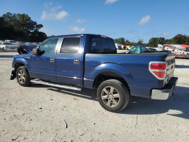 1FTFW1CF6BFB70247 - 2011 FORD F150 SUPERCREW BLUE photo 2