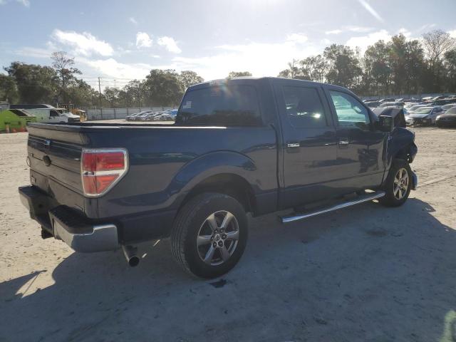 1FTFW1CF6BFB70247 - 2011 FORD F150 SUPERCREW BLUE photo 3