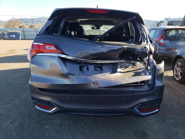 5J8TB4H71JL014796 - 2018 ACURA RDX ADVANCE GRAY photo 6