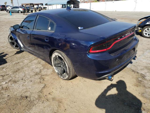 2C3CDXHG9FH798812 - 2015 DODGE CHARGER SXT BLUE photo 2