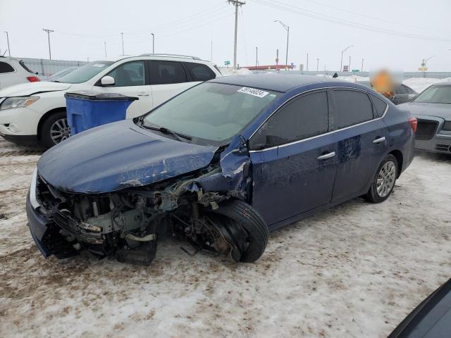 3N1AB7AP7HY293421 - 2017 NISSAN SENTRA S BLUE photo 1