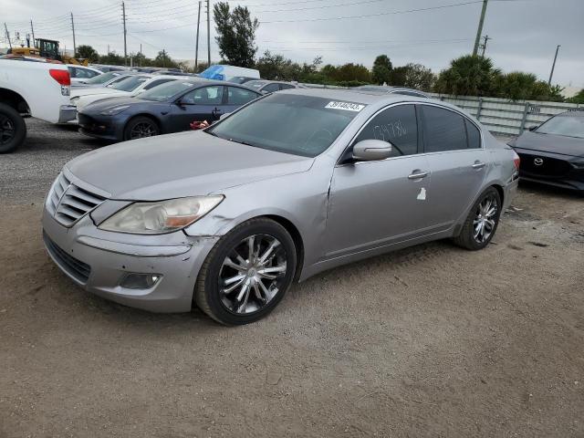 KMHGC4DE9BU142597 - 2011 HYUNDAI GENESIS 3.8L GRAY photo 1