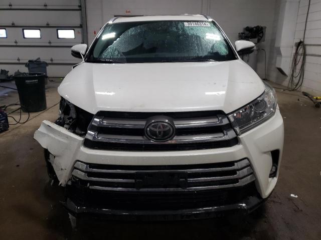 5TDYZRFH6KS319431 - 2019 TOYOTA HIGHLANDER LIMITED WHITE photo 5