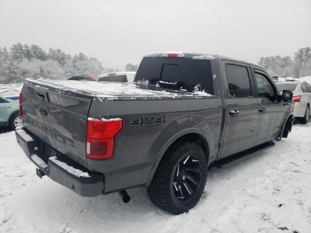 1FTEW1E43LFC49755 - 2020 FORD F150 SUPERCREW GRAY photo 3