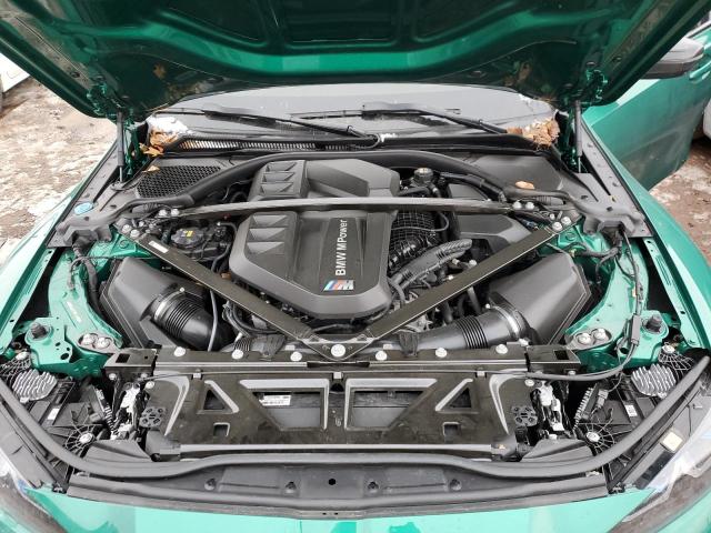 WBS43AY01NFL80062 - 2022 BMW M3 COMPETITION მწვანე ფოტო 11
