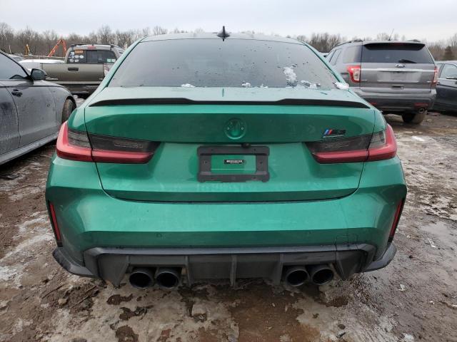 WBS43AY01NFL80062 - 2022 BMW M3 COMPETITION მწვანე ფოტო 6