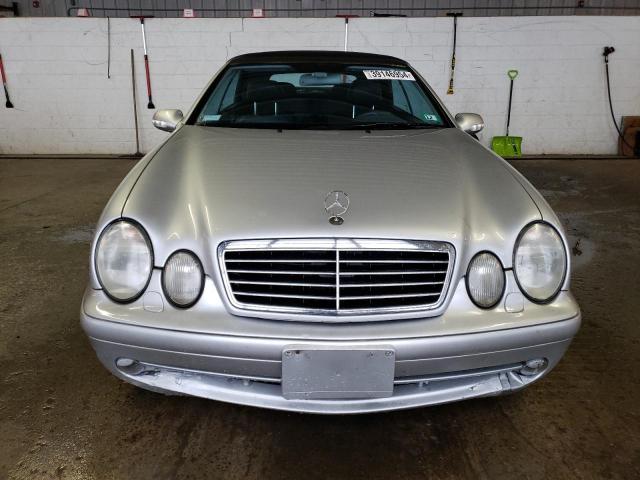 WDBLK74G12T123796 - 2002 MERCEDES-BENZ CLK 55 AMG SILVER photo 5