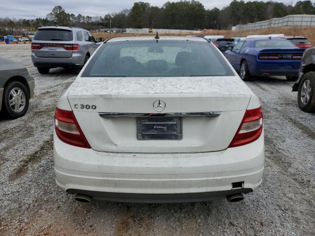 WDDGF54X19R077900 - 2009 MERCEDES-BENZ C 300 WHITE photo 6