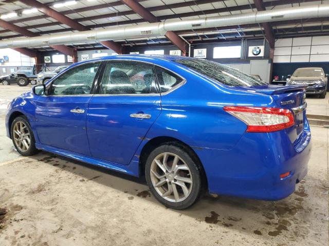 3N1AB7AP0EY270753 - 2014 NISSAN SENTRA S BLUE photo 2