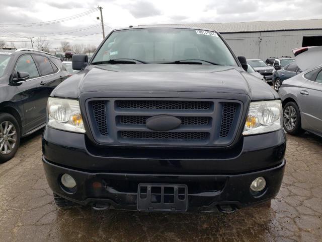 1FTPX14517FB53922 - 2007 FORD F150 BLACK photo 5