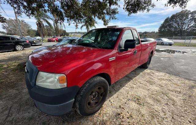 1FTRF12W47KB40354 - 2007 FORD F150 RED photo 2