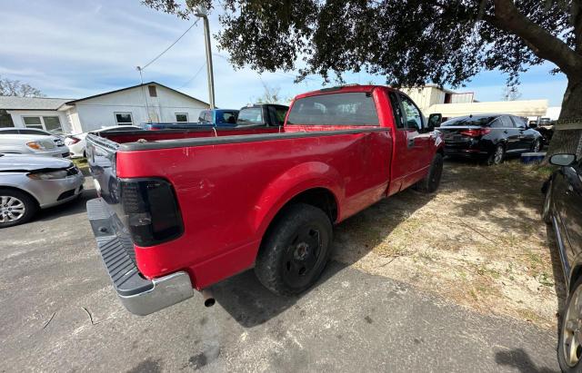 1FTRF12W47KB40354 - 2007 FORD F150 RED photo 4