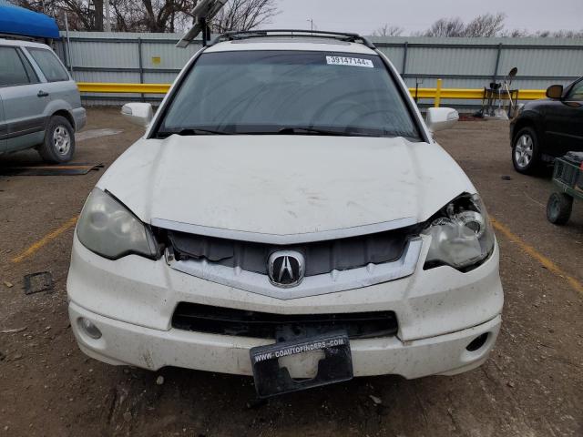 5J8TB18239A002126 - 2009 ACURA RDX WHITE photo 5