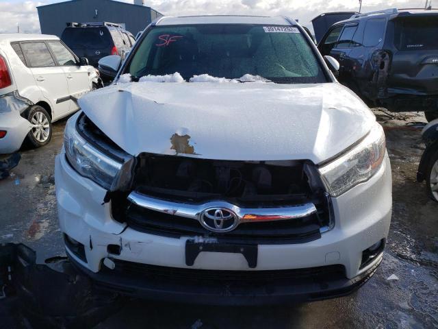 5TDJKRFH7FS157675 - 2015 TOYOTA HIGHLANDER XLE თეთრი ფოტო 5
