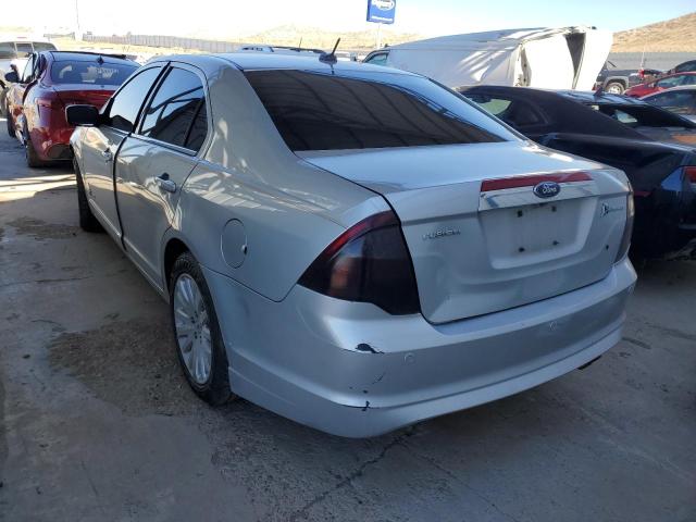 3FADP0L34AR286901 - 2010 FORD FUSION HYBRID SILVER photo 2