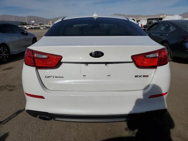 5XXGN4A78FG519307 - 2015 KIA OPTIMA EX WHITE photo 6