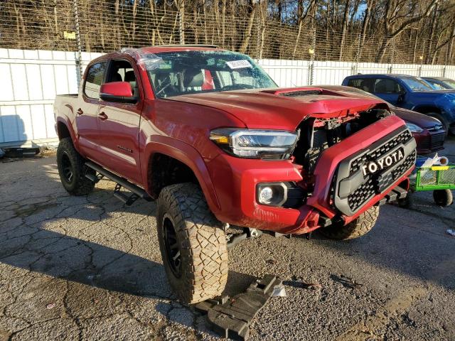 3TMCZ5AN7NM484215 - 2022 TOYOTA TACOMA DOUBLE CAB 红色 照片 4