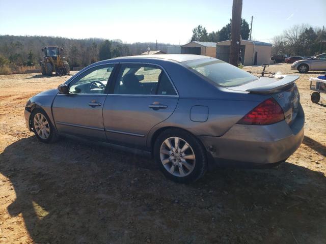 1HGCM664X7A001581 - 2007 HONDA ACCORD SE BLUE photo 2