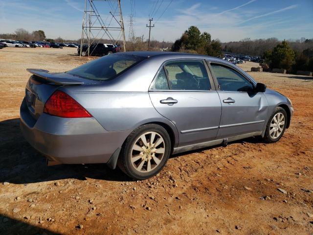 1HGCM664X7A001581 - 2007 HONDA ACCORD SE BLUE photo 3