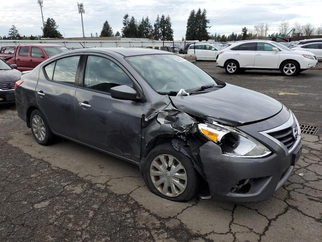 3N1CN7AP9HL831002 - 2017 NISSAN VERSA S GRAY photo 4