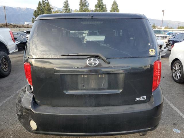 JTLKE50E481045083 - 2008 TOYOTA SCION XB BLACK photo 6