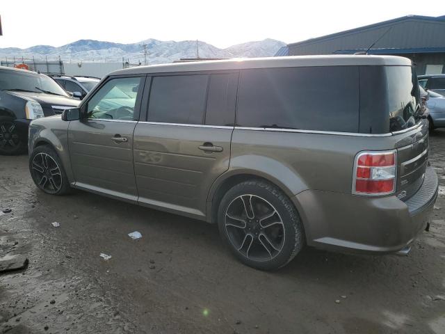 2FMGK5C81DBD35226 - 2013 FORD FLEX SEL GRAY photo 2