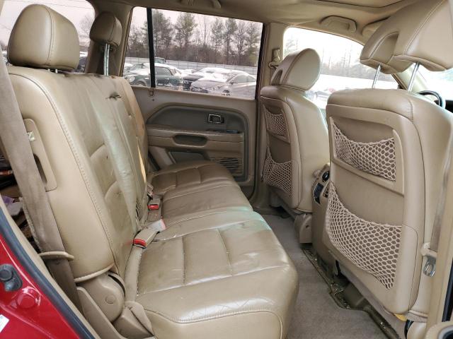 5FNYF28586B040124 - 2006 HONDA PILOT EX BURGUNDY photo 11