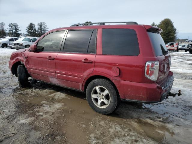 5FNYF28586B040124 - 2006 HONDA PILOT EX BURGUNDY photo 2