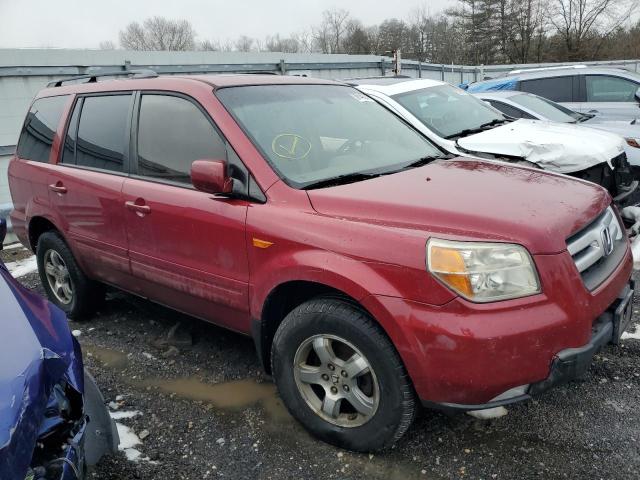 5FNYF28586B040124 - 2006 HONDA PILOT EX BURGUNDY photo 4