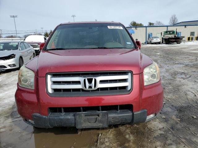 5FNYF28586B040124 - 2006 HONDA PILOT EX BURGUNDY photo 5