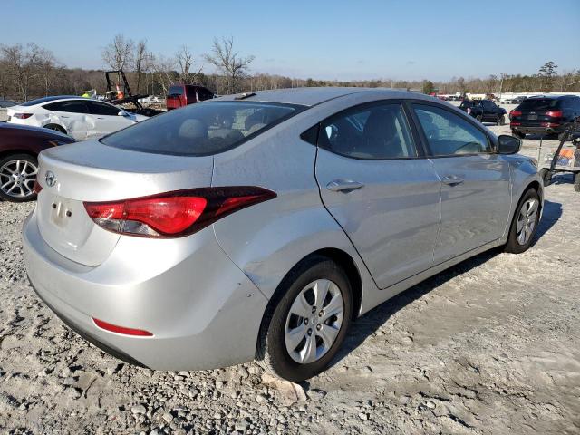 5NPDH4AE1GH750046 - 2016 HYUNDAI ELANTRA SE SILVER photo 3