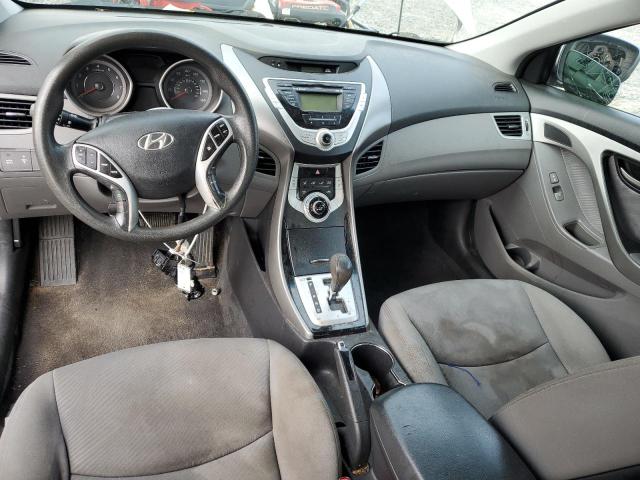 KMHDH4AE4CU442848 - 2012 HYUNDAI ELANTRA GLS GRAY photo 8