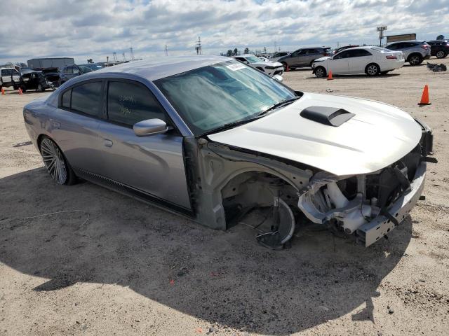 2C3CDXBG8FH862119 - 2015 DODGE CHARGER SE SILVER photo 4