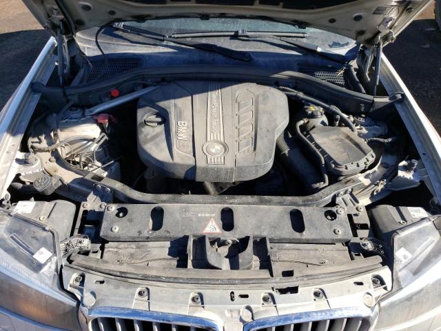 5UXWY3C58F0E95103 - 2015 BMW X3 XDRIVE28D SILVER photo 12