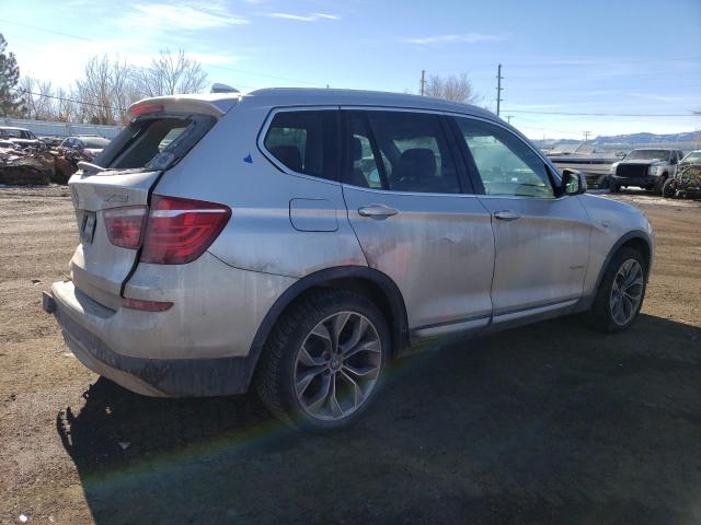 5UXWY3C58F0E95103 - 2015 BMW X3 XDRIVE28D SILVER photo 3