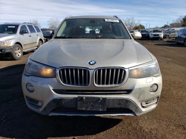 5UXWY3C58F0E95103 - 2015 BMW X3 XDRIVE28D SILVER photo 5