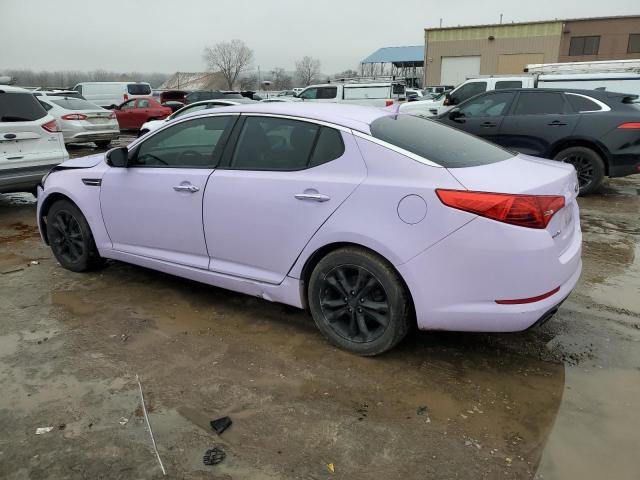 5XXGM4A75DG223967 - 2013 KIA OPTIMA LX PURPLE photo 2