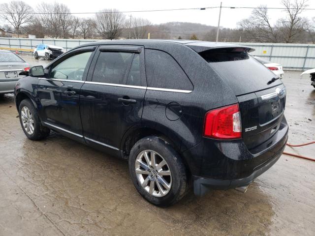 2FMDK3KCXBBA82207 - 2011 FORD EDGE LIMITED BLACK photo 2