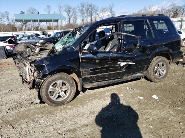 5FNYF18545B035138 - 2005 HONDA PILOT EXL BLACK photo 1