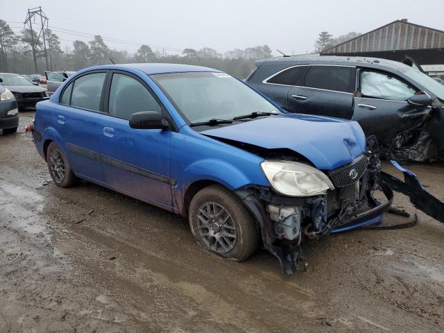 KNADE123866150408 - 2006 KIA RIO BLUE photo 4