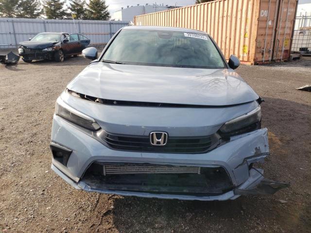 2HGFE1F99NH000512 - 2022 HONDA CIVIC TOURING GRAY photo 5