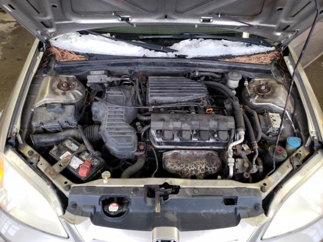 1HGEM22953L073080 - 2003 HONDA CIVIC EX TAN photo 11