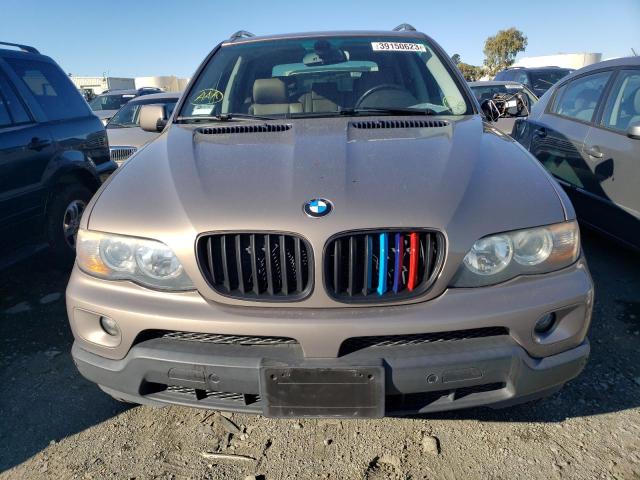 5UXFA13544LU42691 - 2004 BMW X5 3.0I BROWN photo 5