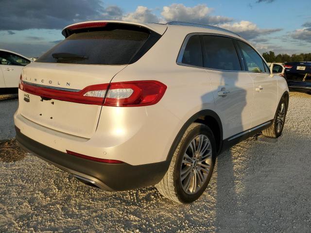 2LMTJ6LR6GBL40706 - 2016 LINCOLN MKX RESERVE თეთრი ფოტო 3