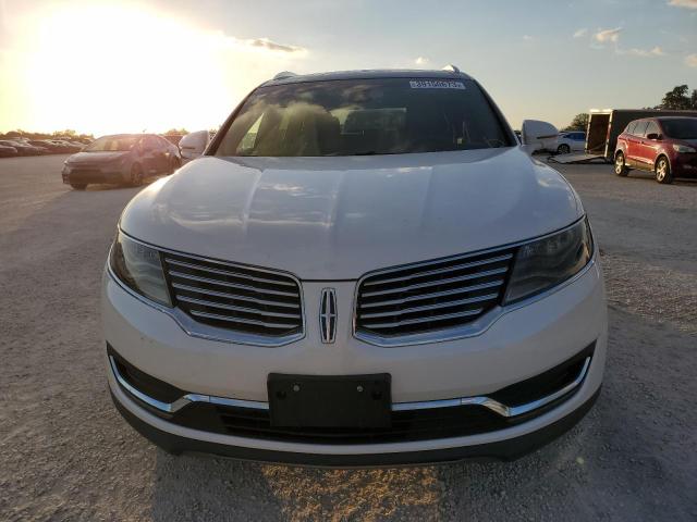 2LMTJ6LR6GBL40706 - 2016 LINCOLN MKX RESERVE თეთრი ფოტო 5