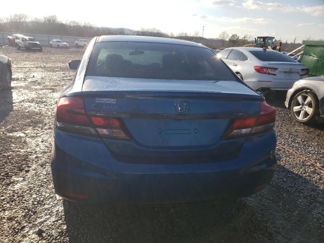 2HGFB2F82FH533194 - 2015 HONDA CIVIC EX BLUE photo 6