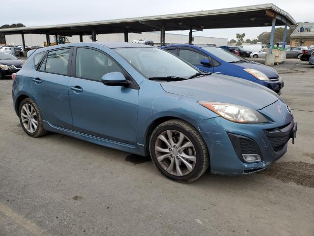 JM1BL1K69B1434910 - 2011 MAZDA 3 S BLUE photo 4