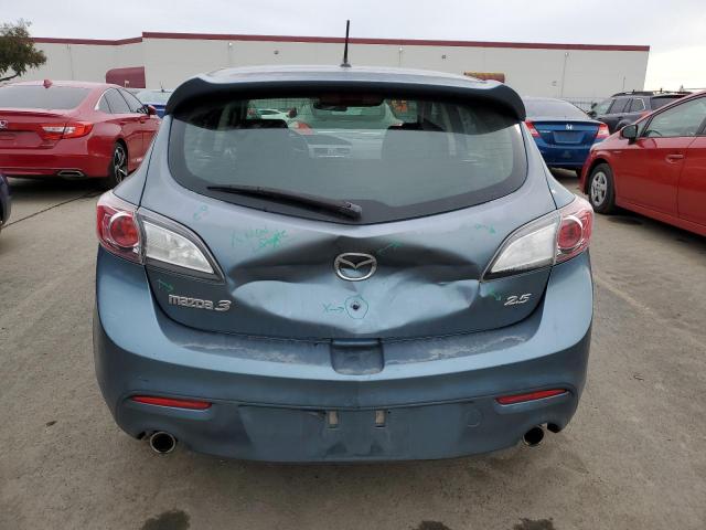 JM1BL1K69B1434910 - 2011 MAZDA 3 S BLUE photo 6