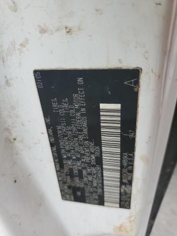 5TBRT34165S464281 - 2005 TOYOTA TUNDRA ACCESS CAB SR5 WHITE photo 12