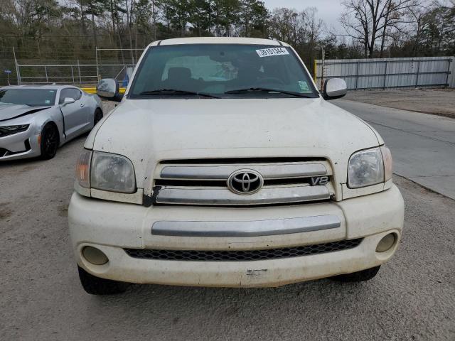 5TBRT34165S464281 - 2005 TOYOTA TUNDRA ACCESS CAB SR5 WHITE photo 5
